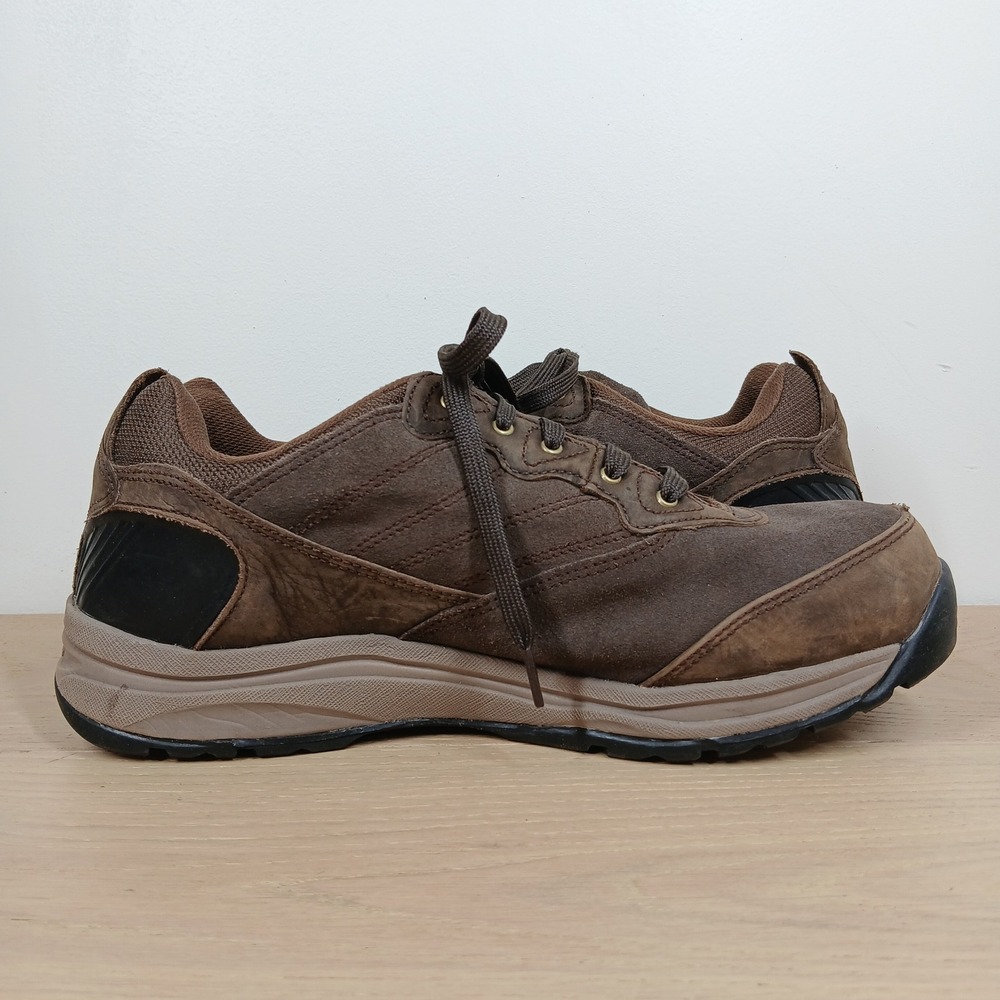 New Balance 968 Sneakers Men 10.5 Brown Leather Comfort Orthopedic Walking Shoes - Picture 3 of 11